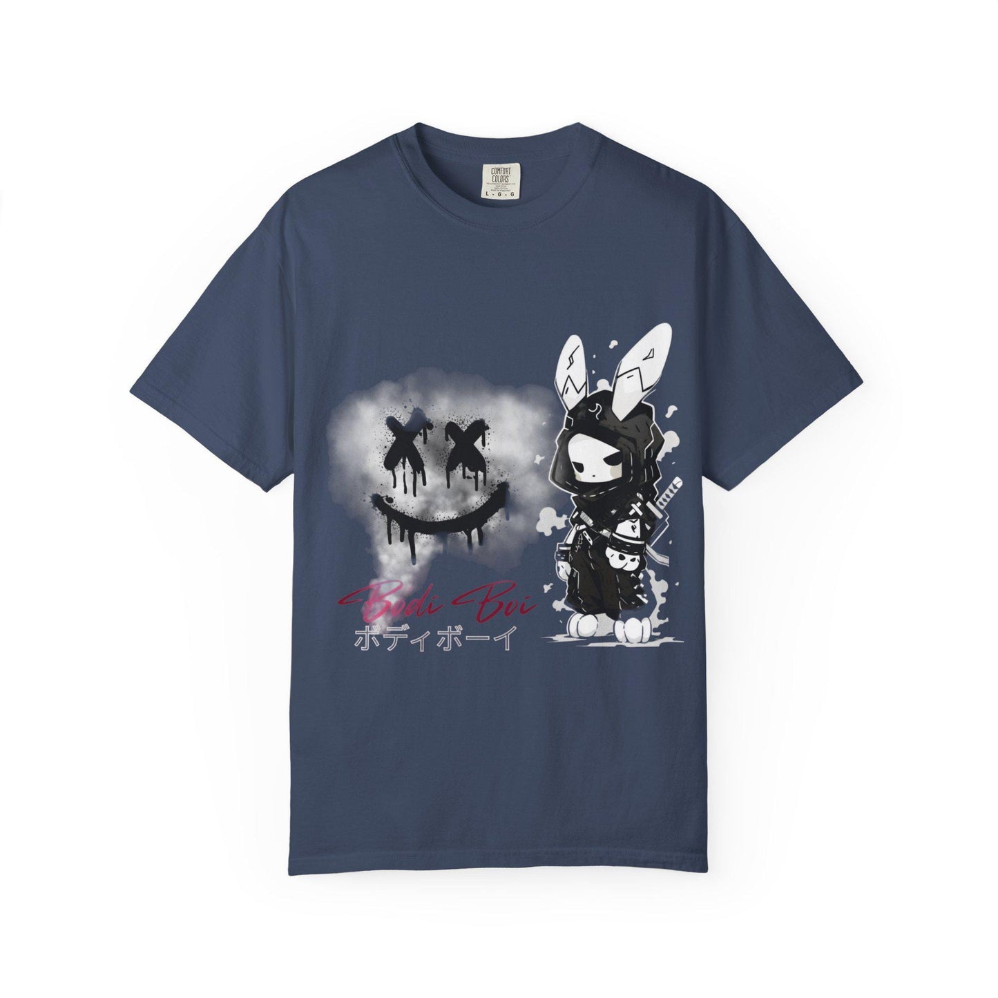 Artistic Graphic Tee featuring Unique Bunny Design, Unisex T-Shirt, Casual Wear, Streetwear