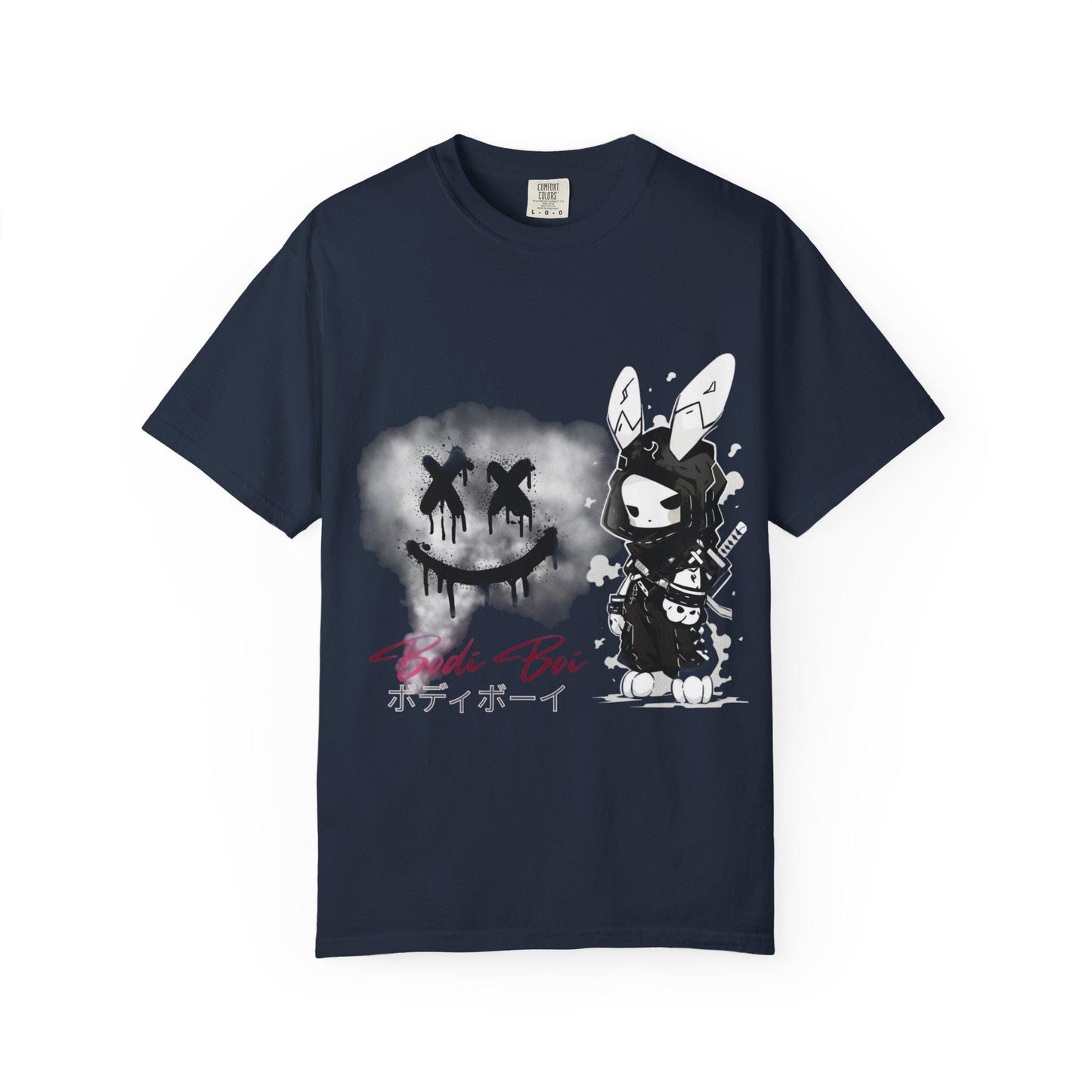 Artistic Graphic Tee featuring Unique Bunny Design, Unisex T-Shirt, Casual Wear, Streetwear