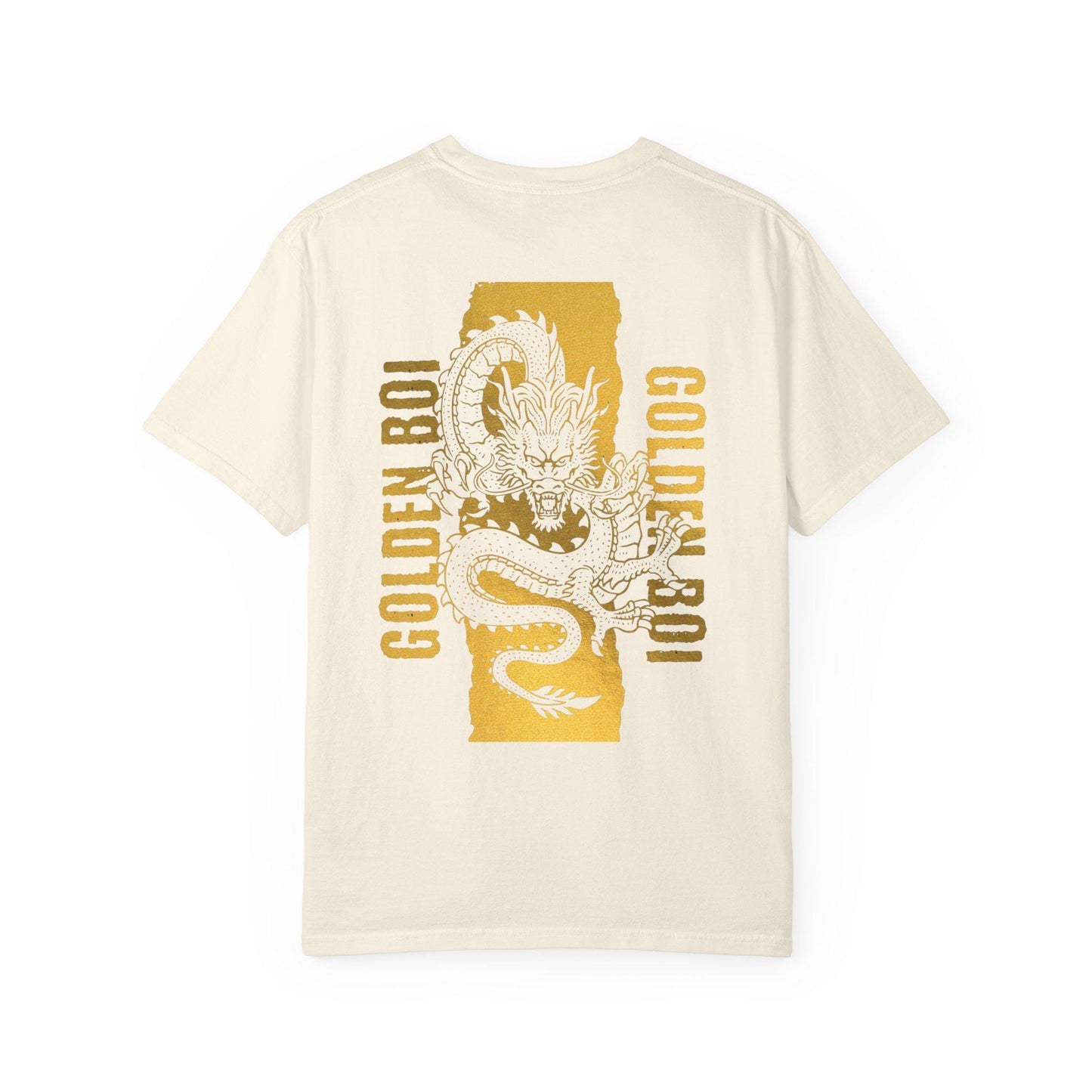 Golden Boi Dragon T-Shirt, Unisex Graphic Tee, Streetwear Fashion, Casual Wear, Gift for Him or Her, Unique Summer Top