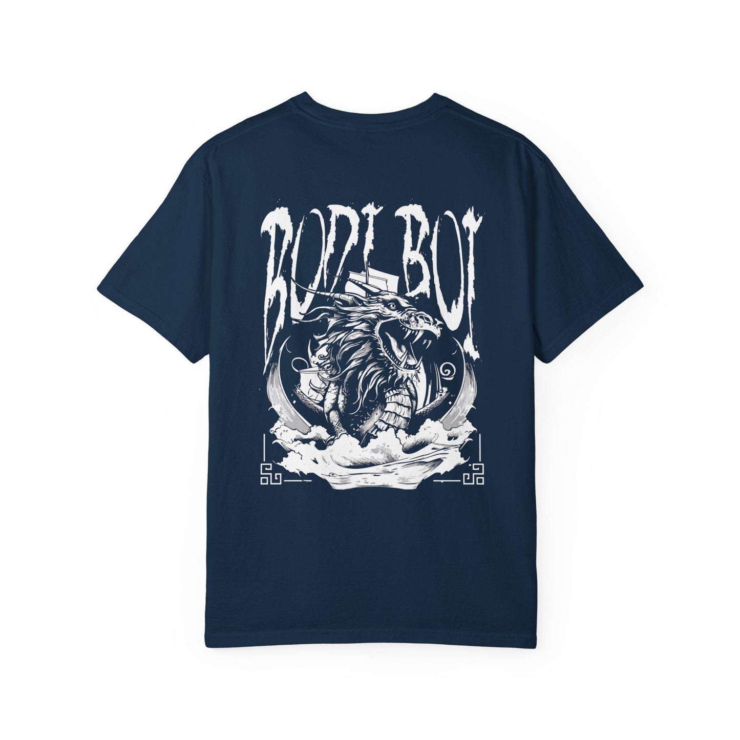 Garment-Dyed Tee - 'Bodi Boi' Graphic Design, Streetwear Style, Unique Gift for Him, Cool Casual Wear, Perfect for Any Occasion