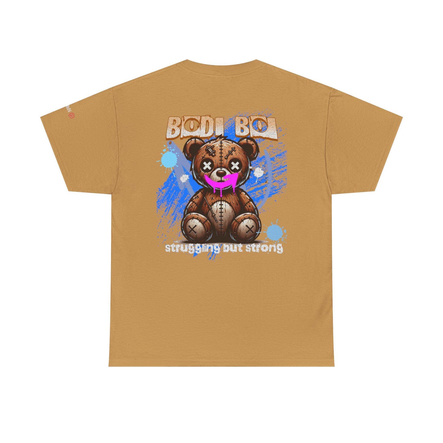 Unisex Heavy Cotton Tee with Playful Bear Design, Cute Graphic Tee for Everyday Wear, Fun Gift for Birthdays, Casual Fashion [...]