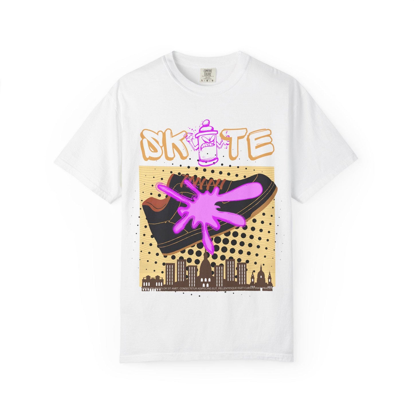 Unisex Skate-Inspired T-Shirt, Streetwear Tee, Graphic Apparel, Casual Wear, Gift for Skaters, Urban Style Shirt