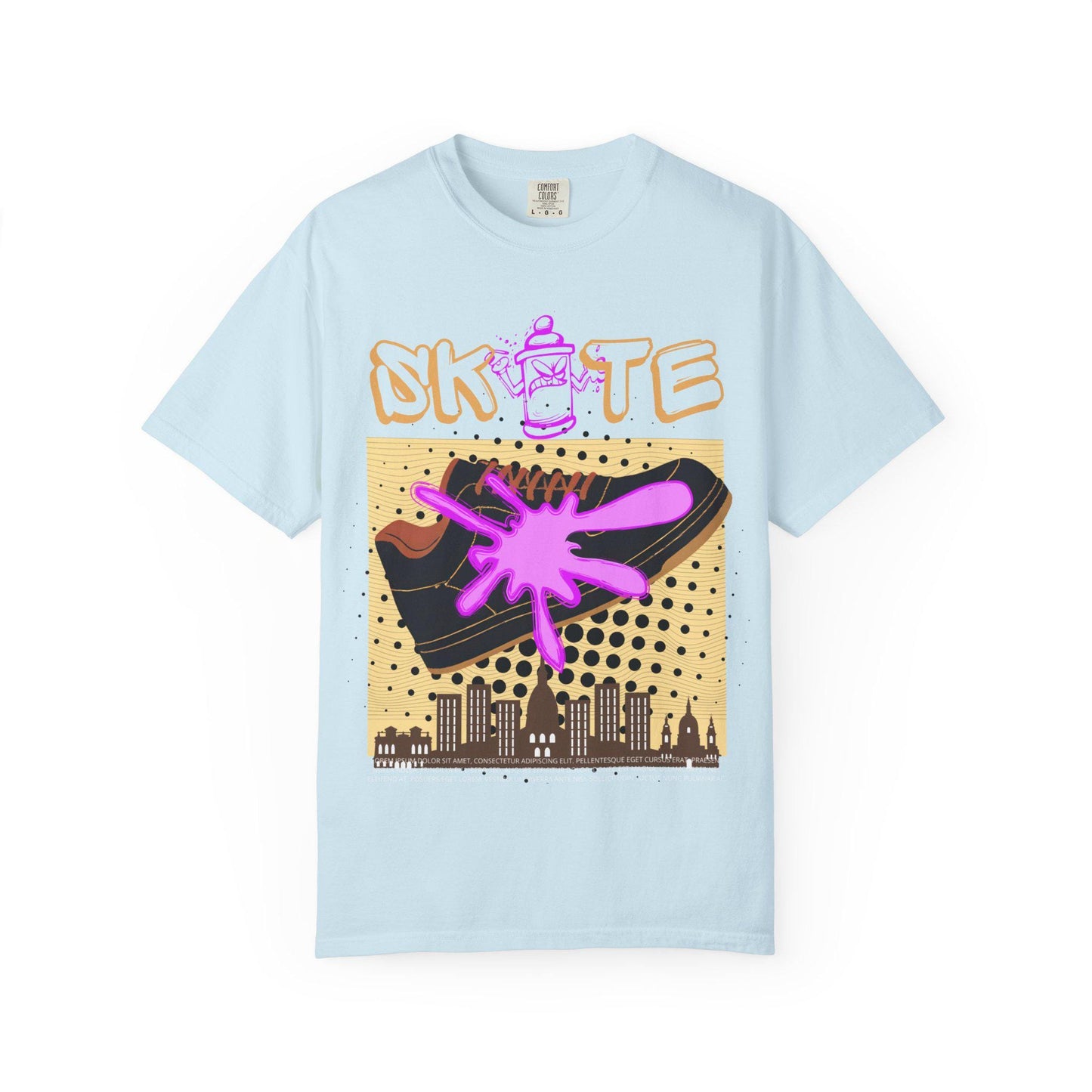 Unisex Skate-Inspired T-Shirt, Streetwear Tee, Graphic Apparel, Casual Wear, Gift for Skaters, Urban Style Shirt