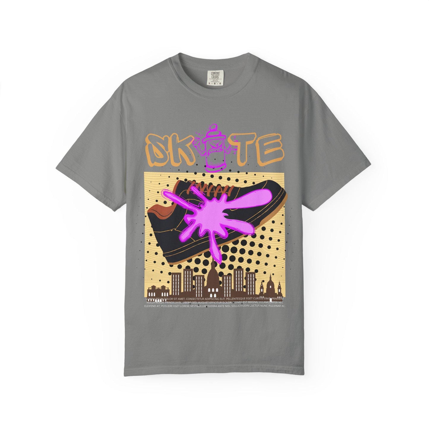 Unisex Skate-Inspired T-Shirt, Streetwear Tee, Graphic Apparel, Casual Wear, Gift for Skaters, Urban Style Shirt