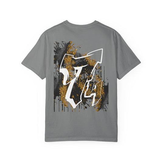 Stylish Skull & Splatter Unisex T-Shirt, Casual Tee, Vintage Graphic Shirt, Skater Fashion, Streetwear Top