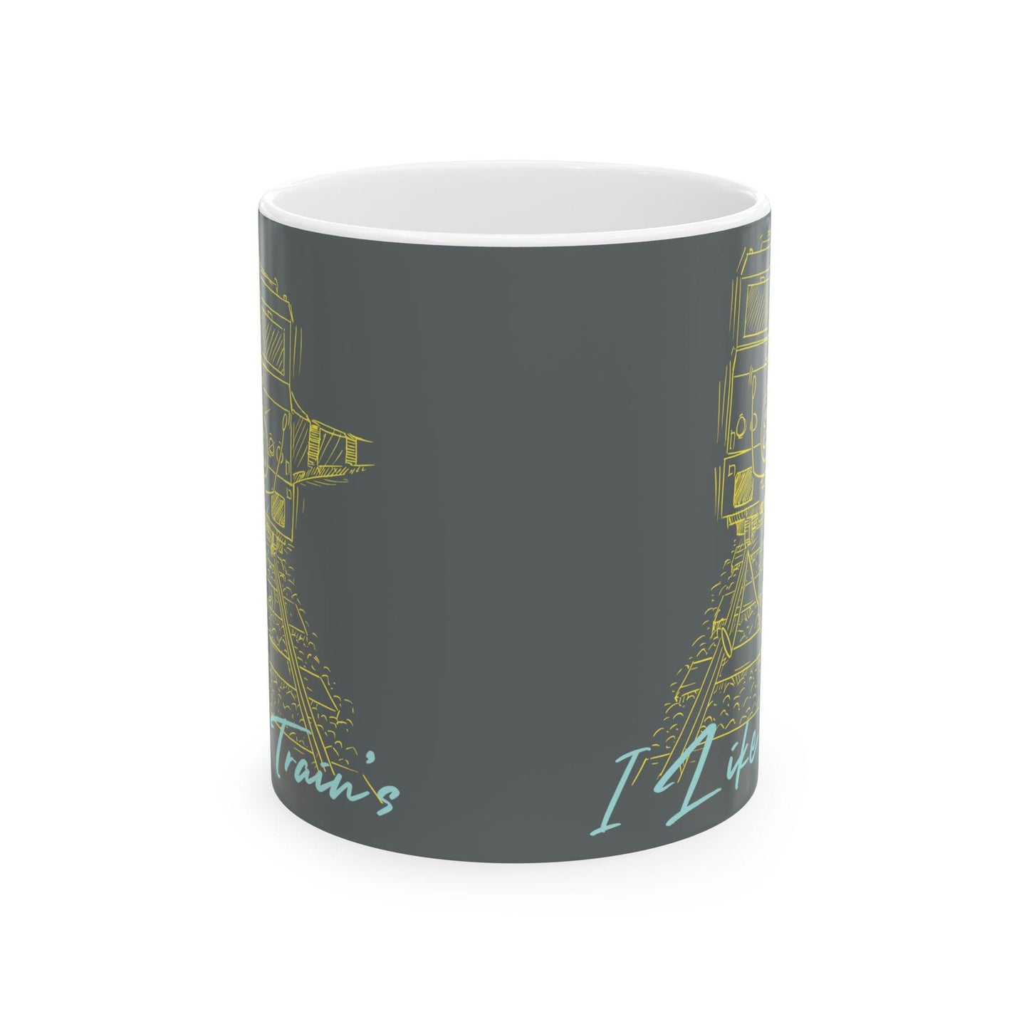 Train Enthusiast I like train's Ceramic Mug | Perfect Gift for Father's Day