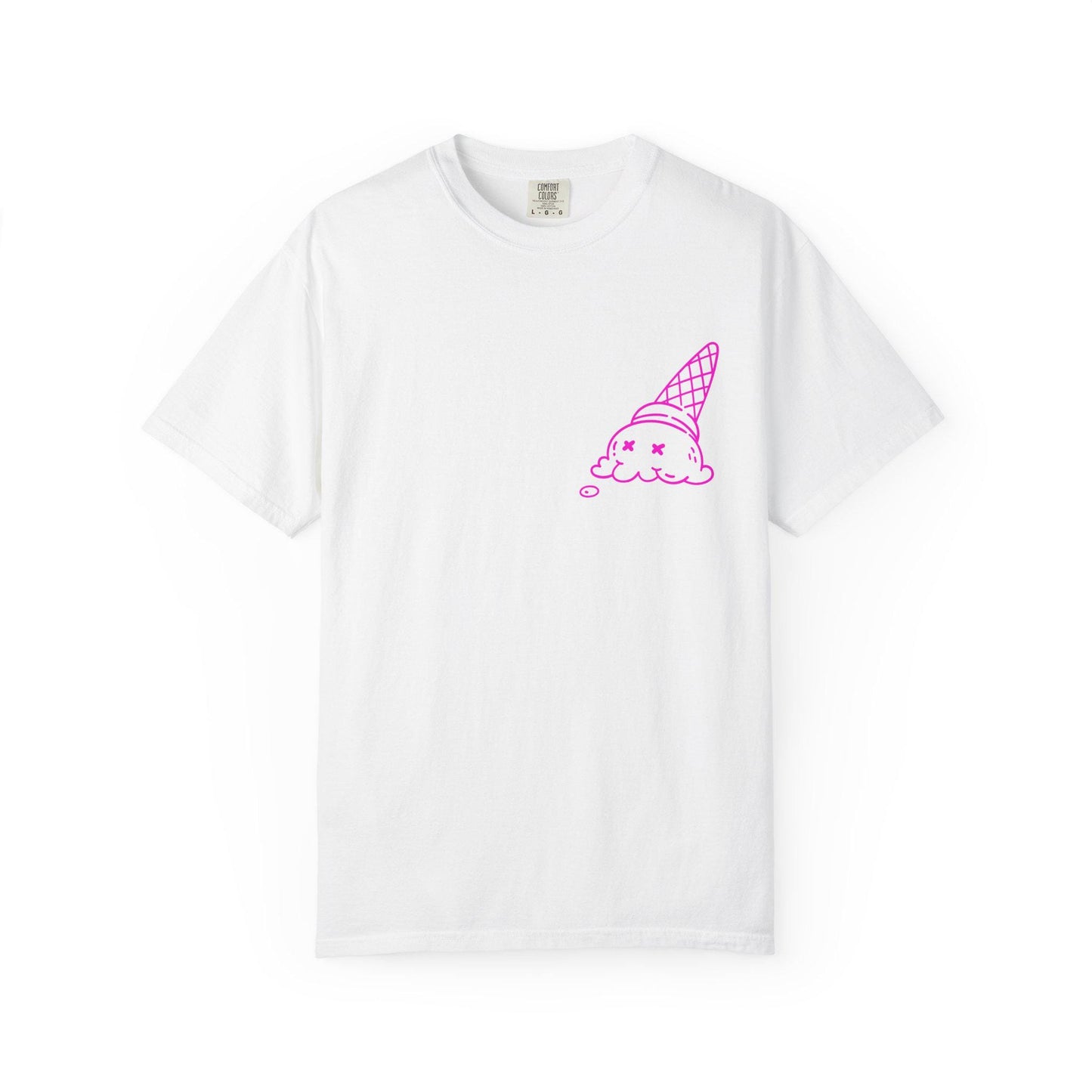 Cool Ice Cream & Helmet Graphic T-Shirt, Unisex Casual Tee, Gift for Ice Cream Lovers, Summer Vibes, Streetwear Fashion