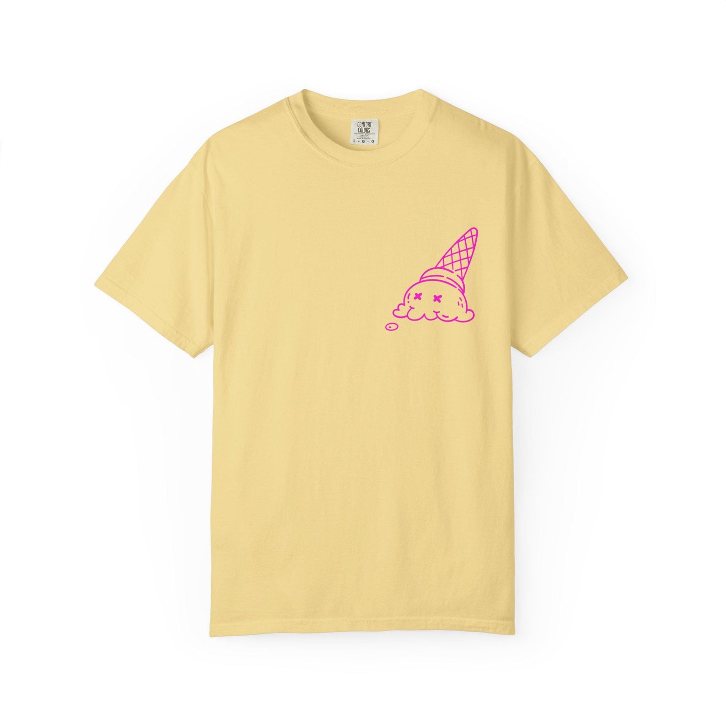 Cool Ice Cream & Helmet Graphic T-Shirt, Unisex Casual Tee, Gift for Ice Cream Lovers, Summer Vibes, Streetwear Fashion