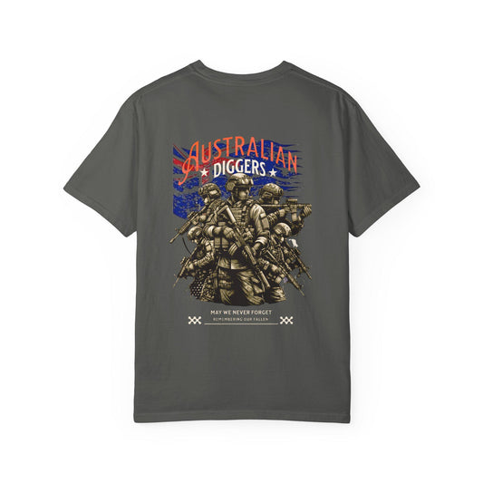 Unisex Garment-Dyed T-Shirt | Australian Diggers Tribute Tee, Military Remembrance Shirt, Heritage Apparel, Veterans Day Gift, Casual [...]