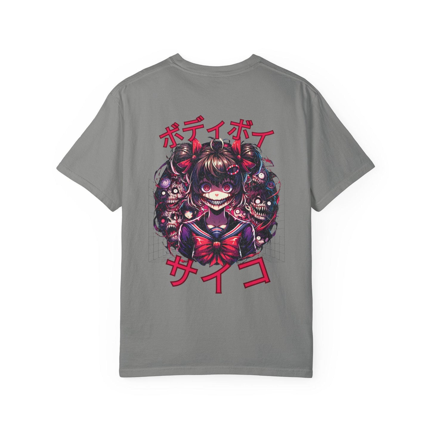 Unisex Garment-Dyed Graphic T-Shirt with Unique Anime Design, Casual Wear, Anime Enthusiast Gift, Fun Streetwear, Graphic Tee, Birthday Gift