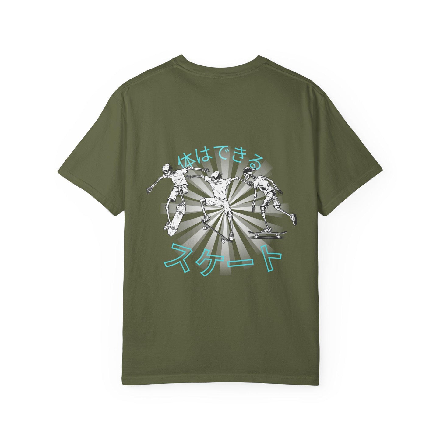Japanese Skateboarding Design T-Shirt, Unisex Graphic Tee, Casual Streetwear, Gift for Skaters, Trendy Graphic T-Shirt, Funny Skate Shirt