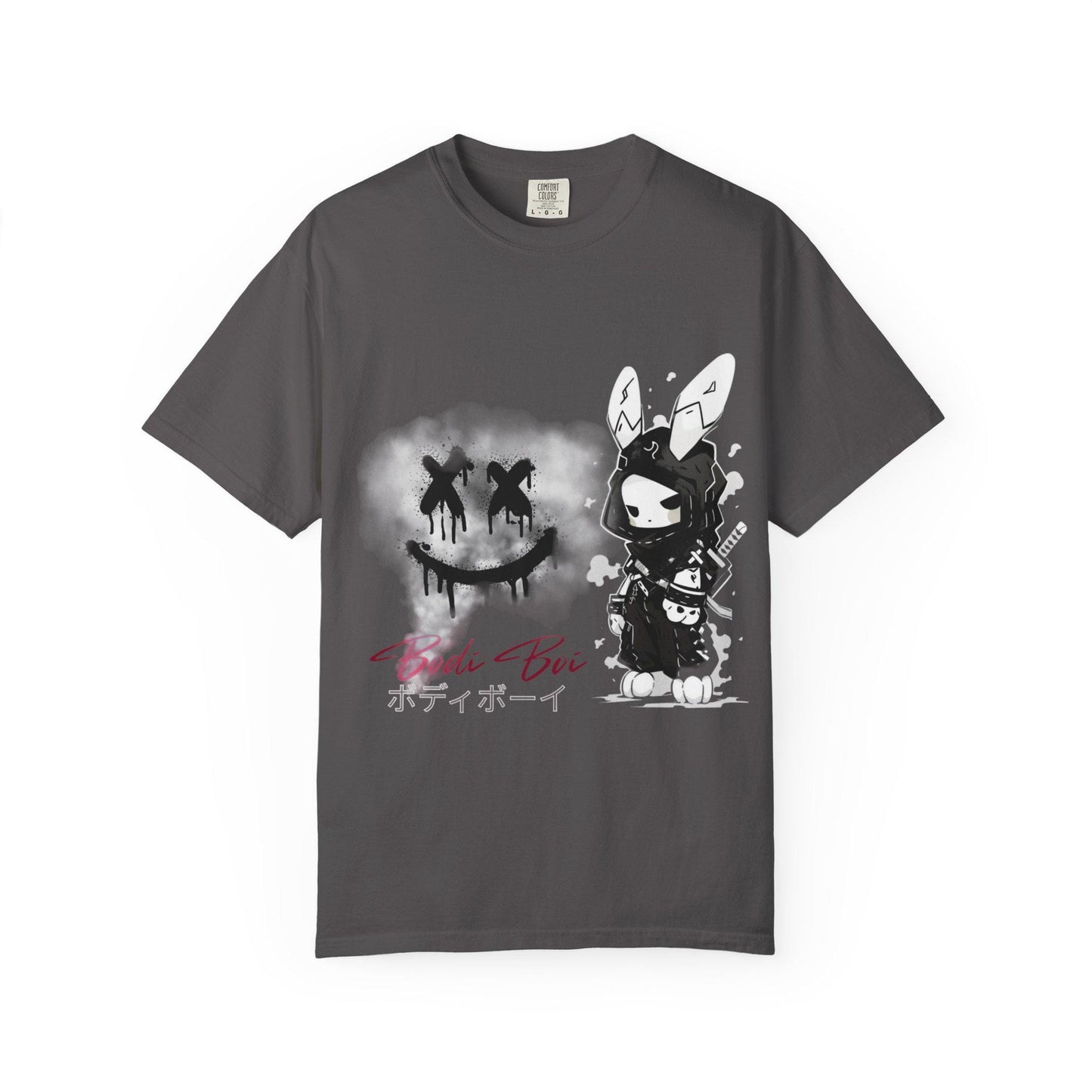 Artistic Graphic Tee featuring Unique Bunny Design, Unisex T-Shirt, Casual Wear, Streetwear