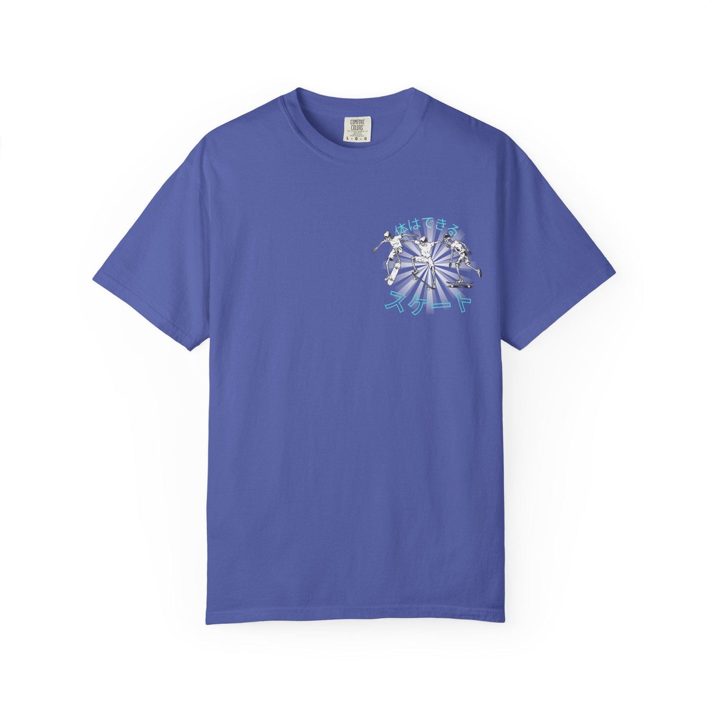 Japanese Skateboarding Design T-Shirt, Unisex Graphic Tee, Casual Streetwear, Gift for Skaters, Trendy Graphic T-Shirt, Funny Skate Shirt