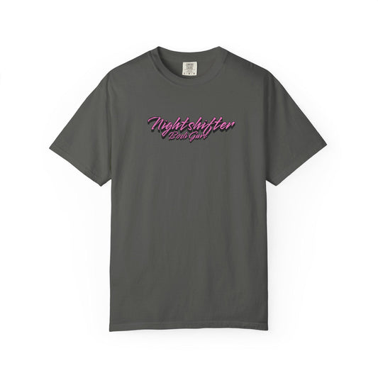 Nightshifter Girl Drifter T-shirt | Unisex Retro Car Tee | Perfect for Car Lovers, Night-Outs, Birthdays, and Gifts
