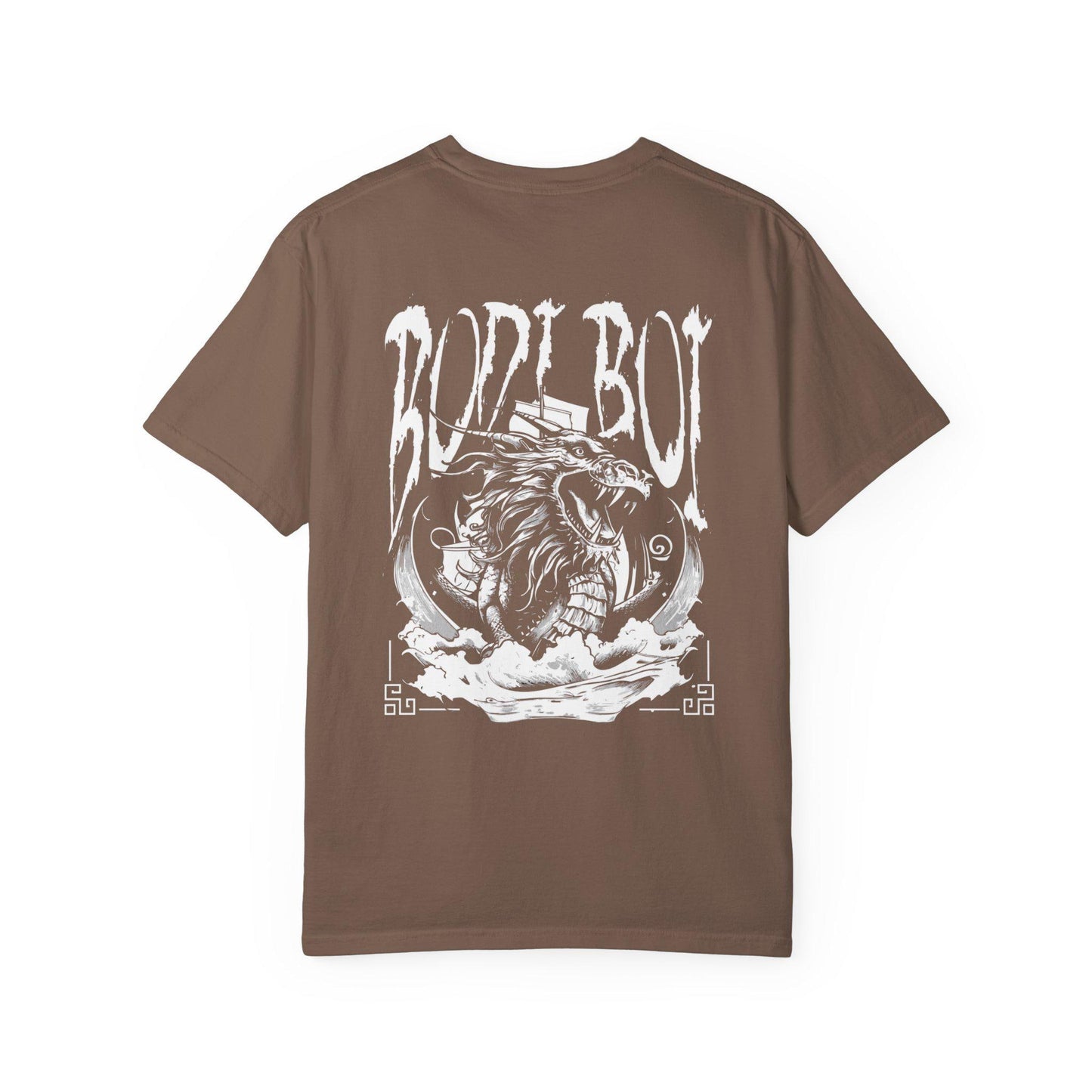 Garment-Dyed Tee - 'Bodi Boi' Graphic Design, Streetwear Style, Unique Gift for Him, Cool Casual Wear, Perfect for Any Occasion