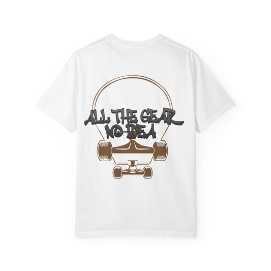 Skateboard Vibes Unisex T-Shirt | Streetwear Style, Casual Tee, Graphic Tee, Gift for Skaters, All the Gear No Idea