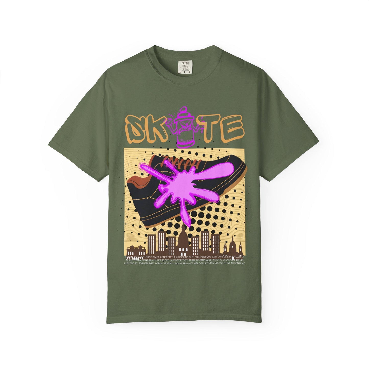 Unisex Skate-Inspired T-Shirt, Streetwear Tee, Graphic Apparel, Casual Wear, Gift for Skaters, Urban Style Shirt