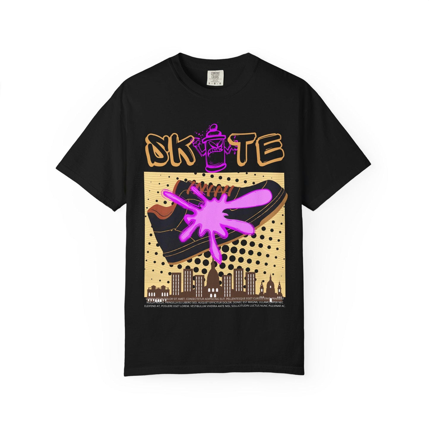 Unisex Skate-Inspired T-Shirt, Streetwear Tee, Graphic Apparel, Casual Wear, Gift for Skaters, Urban Style Shirt