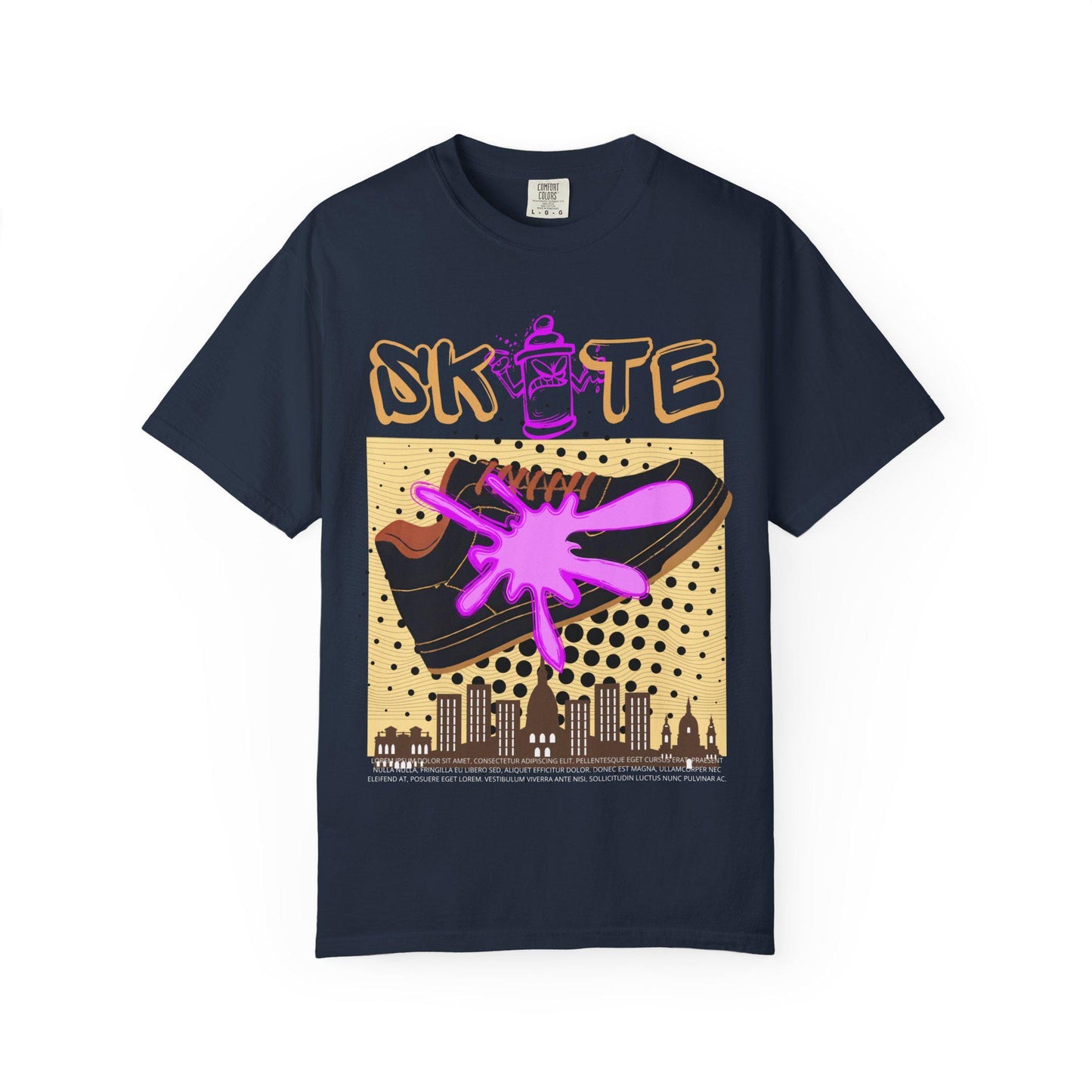 Unisex Skate-Inspired T-Shirt, Streetwear Tee, Graphic Apparel, Casual Wear, Gift for Skaters, Urban Style Shirt