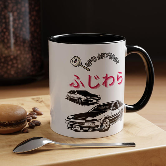 Retro Car Enthusiast Coffee Mug, Cool Automotive Gift, 11oz, 15oz, Vintage Car Design, Perfect for Birthdays, Father's Day